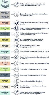 A Systematic Review of Melatonin in Plants: An Example of Evolution of Literature